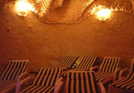 Соляная пещера (галокамера) в санатории.