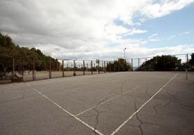 Спортивная площадка на территории санатория.